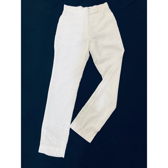 White Floral Pants- Atelier Boz- Made in Japan - Picture 5 of 12